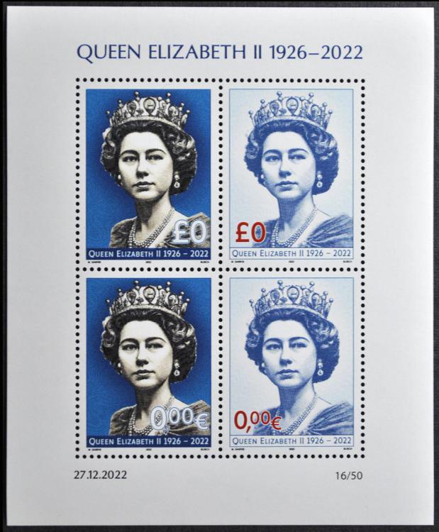 2022 - 0£/0Є - Queen Elizabeth II (1926-2022) A