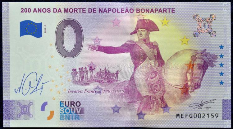 2021-1 MEFG - 0€ Napoleon Bonaparte - ANNIVERSARY + autograf