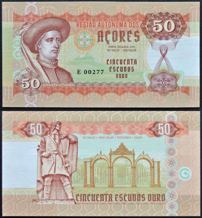 2015 - 50 escudos ouro - Henryk egla - wersja A nakad tylko 50 sztuk