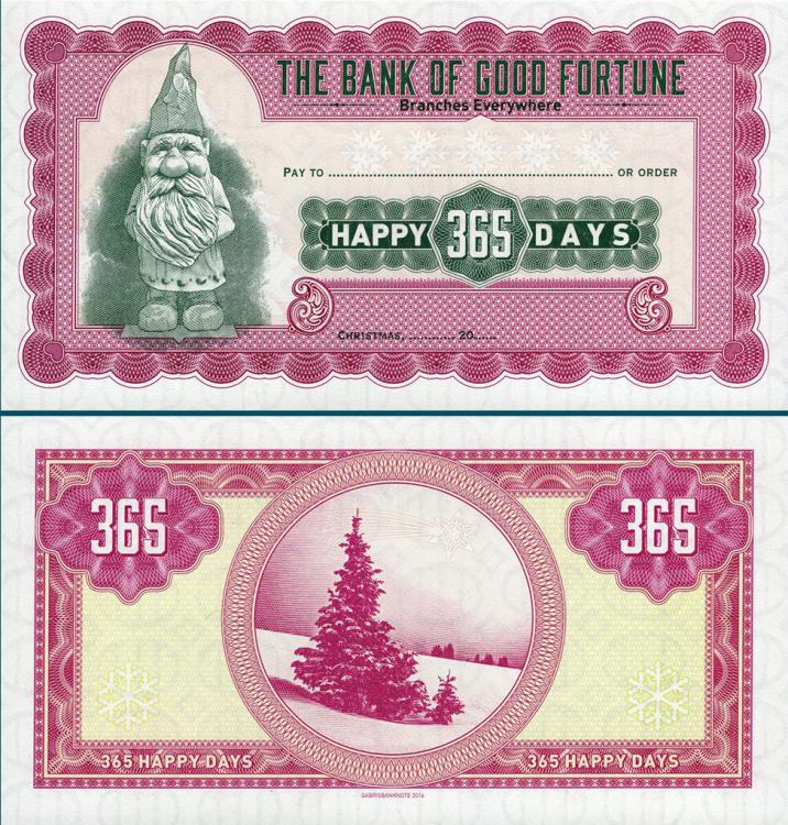 2016 - The Bank of Good Fortune - Happy 365 Days + autograf