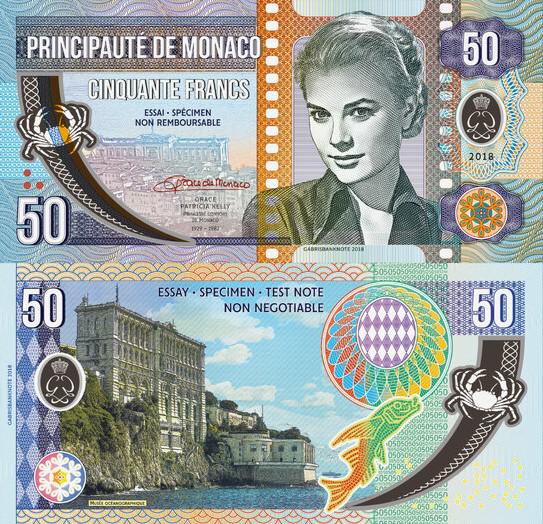 2018 - 50 frankw - Monaco - Grace Kelly - G00023 (polimer)