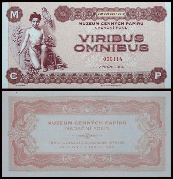 2024/020 - Viribus Omnibus - Muzeum Papierw Wartociowych w Pradze