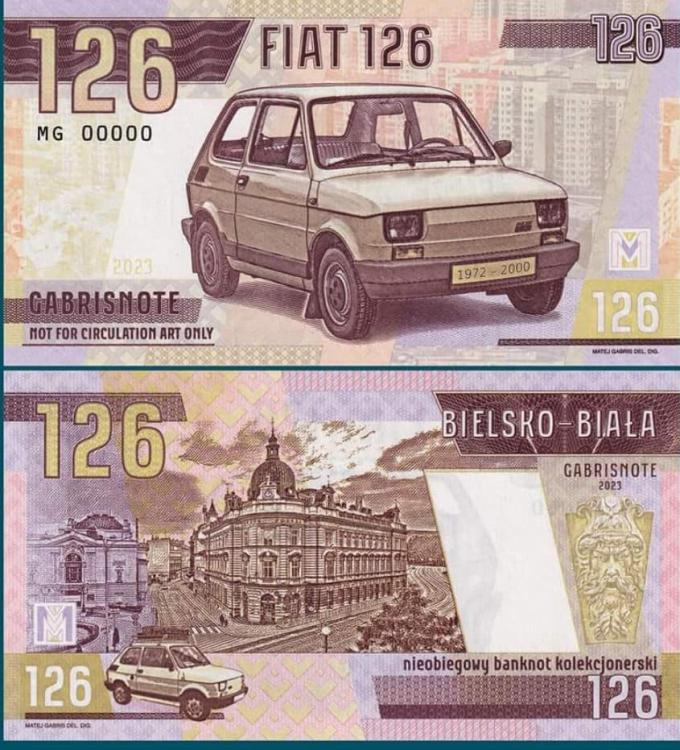 2023/003a - Samochody socjalizmu - Fiat 126p MALUCH - seria M......PL